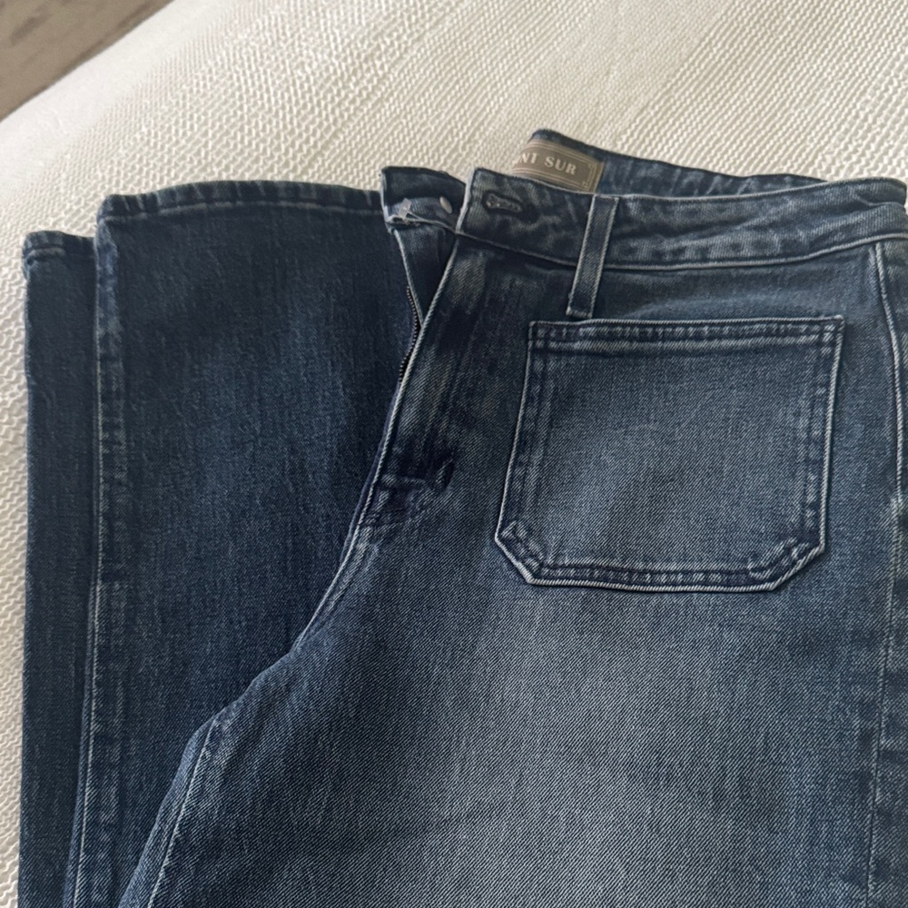 POINT SUR wide leg Blue Jeans